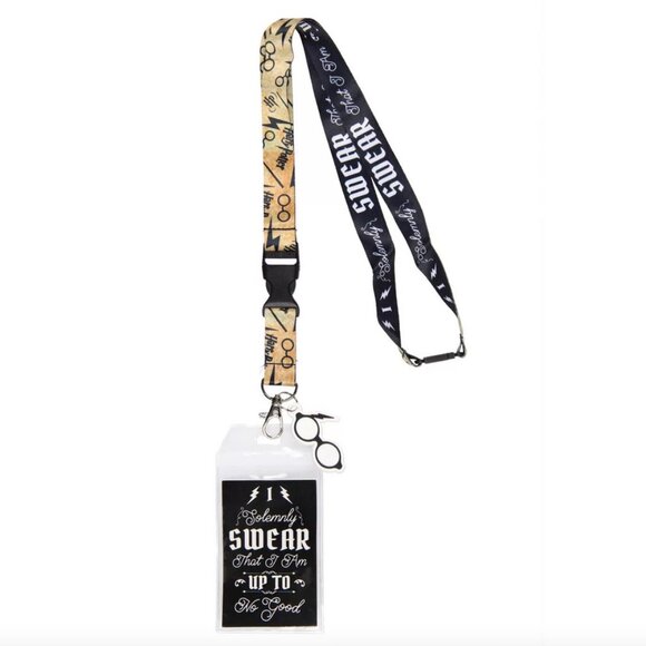 Harry Potter Hogwarts Crest Mini Backpack with Lanyard - Wizarding World Gifts - Picture 6 of 11